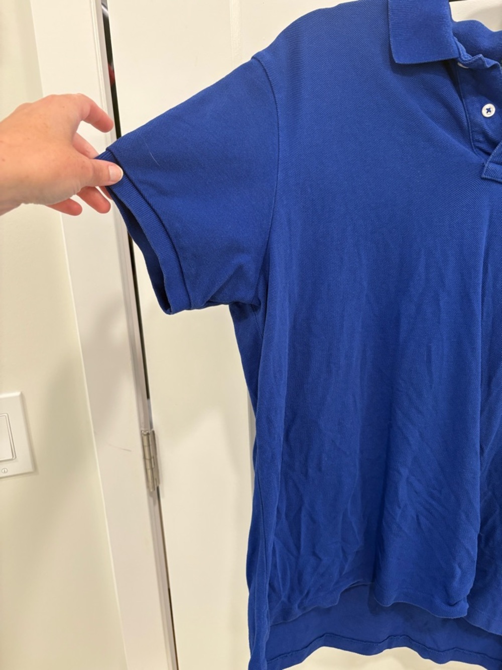 Vintage Y2K Dark Blue Ralph Lauren Polo Shirt Size Large - Picture 4 of 10